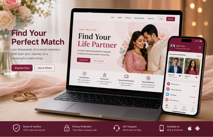 Modern Matrimonial Website & Mobile Application Development